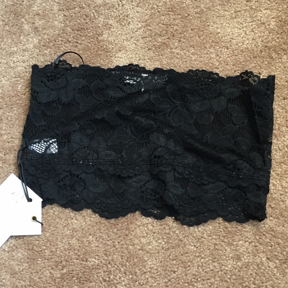 ✨Lace Bandeau Bra - Black - Picture 3 of 3